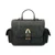 ISL-8400 Black Islander Harris Tweed & Genuine Leather Bag ShamrockGift.com