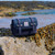 ISL-8377NAVOCL00-Navy Harris Tweed & Genuine Leather Mini Satchel Lifestyle ShamrockGift.com