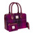 HI-Set-735 Harris Tweed Handbag & Accessories Set - Purple Tartan ShamrockGift.com