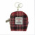 GA-LB2048-COL144- Burgundy & Pink Handcrafted Harris Tweed Mini Cava Bag with Keychain ShamrockGift.com