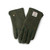 ISL-9001 DARK GREEN HERRINGBONE Ladies Harris Tweed & Genuine Leather Gloves ShamrockGift.com