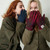 ISL-9001-Ladies Harris Tweed & Genuine Leather Gloves Lifestyle ShamrockGift.com