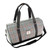 GA-LB1026-COL069- Light Grey Handcrafted Harris Tweed Weekend Bag ShamrockGift.com