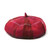 ISL-HAT-FUSTT-Fuchsia Tartan Ladies 8 Piece Lambswool Tweed Hat ShamrockGift.com