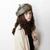 ISL-HAT-CBLTT-Chesnut Blue Tartan Ladies 8 Piece Lambswool Tweed Hat Lifestyle  ShamrockGift.com