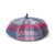ISL-HAT-PNKBLUTT-Pink Blue Ladies 8 Piece Lambswool Tweed Hat ShamrockGift.com