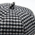 ISL-HAT-BLWDT-Black White Ladies 8 Piece Lambswool Tweed Hat ShamrockGift.com