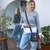 MCS-MAC2508-BLUE PINK Harris Tweed Scottish Satchel Bag Lifestyle ShamrockGift.com