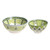 HI-Set-830 Irish Themed Ceramic Bowl Set of 2 May love & laughter Bowl ShamrockGift.com