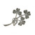 Solvar Sterling Silver Shamrock Brooch ShamrockGift.com