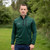 Men's Vintage Sweatshirt Ireland Embroidery Green ShamrockGift.com