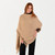 LLS216 Irish Lambswool Monochrome Scarf with Fringes Camel ShamrockGift.com