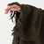 LLS216 Irish Lambswool Monochrome Scarf with Fringes Green ShamrockGift.com