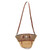 Handcrafted Islander Harris Tweed & Straw Bag Beige studio ShamrockGift.com