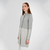 AWL320-303-GREY-Colour Ladies Herringbone Wool Coat Side View ShamrockGift.com 