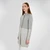 AWL320-303-GREY-Colour Ladies Herringbone Wool Coat Side View ShamrockGift.com 