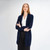 ML130-104 Merino Wool Ladies Open Front Irish Cardigan Shamrockgift.com