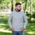 SAOL Crew Neck Sweater AWM208 Grey Lifestyle  ShamrockGift.com SAOL Crew Neck Sweater AWM208 Grey Lifestyle  ShamrockGift.com