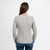 AWL122-303 SAOL Ladies Button Cardigan Grey Back View  ShamrockGift.com AWL122-303 SAOL Ladies Button Cardigan Grey Back View  ShamrockGift.com