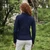 SAOL Super Soft Merino Ladies Diamond Aran Sweater ML905 Navy ShamrockGift.com