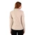 SAOL Super Soft Merino Ladies Diamond Aran Sweater ML905 Parsnip Back View ShamrockGift.com