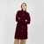 ML126-108 Button-Up Turtleneck Aran Cable Knit Coat ShamrockGift.com