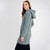 ML144-113 Women's Hooded Aran Zipper Coat Side Shamrockgift.com
