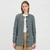 ML115-113 Traditional Crew Neck Irish Cable Knit Cardigan ShamrockGift.com