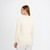 SAOL Women's Supersoft Wool Knit Irish Cable Crew Neck Sweater Natural AWL103 Back ShamrockGift.com SAOL Women's Supersoft Wool Knit Irish Cable Crew Neck Sweater Natural AWL103 Back ShamrockGift.com