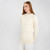 SAOL Women's Supersoft Wool Knit Irish Cable Crew Neck Sweater Natural Side ShamrockGift.com SAOL Women's Supersoft Wool Knit Irish Cable Crew Neck Sweater Natural Side ShamrockGift.com