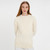 SuperSoft Merino Wool Crew Neck Aran Sweater