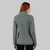 SAOL Cable Knit Side Zip Cardigan ML136 Skylight Back View ShamrockGift.com