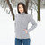SAOL Cable Knit Side Zip Cardigan ML136 Grey ShamrockGift.com