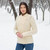 SAOL Cable Knit Side Zip Cardigan ML136 Natural ShamrockGift.com