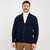 Pure Wool Aran Patchwork Cardigan with Shawl Collar