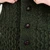 MM904 Men's Irish Aran Shawl Neck Cardigan Army Green Front ShamrockGift.com