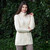 SAOL Ladies Merino Wool Cable Aran Cardigan With Zipper ML142-100 ShamrockGift.com