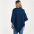 Aran Woollen Mills Fisherman Knit Poncho A200 Back Shamrockgift.com