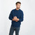 Aran-Woollen-Mills-Irish-Men's-Sweater-A823-Atlantic-Blue-ShamrockGift.com