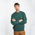 Aran-Woollen-Mills-Irish-Men's-Sweater-A823-Connemara-Green-Back-ShamrockGift.com