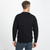 Aran-Woollen-Mills-Irish-Men's-Sweater-A823-Navy-Blue-Back-side-ShamrockGift.com