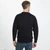 Aran-Woollen-Mills-Irish-Men's-Sweater-A823-Navy-Blue-Back-side-ShamrockGift.com
