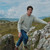 A8023-Irish Men's Crew Neck Sweater White Beige Fleck ShamrockGift.com