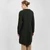 ML120-102 Chunky Collar Buttoned Irish Aran Coat Back Shamrockgift.com