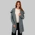 ML120-113 Chunky Collar Buttoned Irish Aran Coat Shamrockgift.com