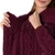 ML120-112 Chunky Collar Buttoned Irish Aran Coat Red Studio Shamrockgift.com