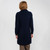 Ladies Merino Wool Asymmetric Collar Aran Coat Ladies Merino Wool Asymmetric Collar Aran Coat