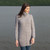 Saol Soft Touch Ladies Aran Zip Cardigan Grey ML114  ShamrockGift.com