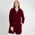 ML128-108 Hooded Aran Coat with Celtic Knot Zipper Shamrockgift.com