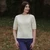 SAOL Ladies Ribbed Cable Sweater Natural White ML151 Front ShamrockGift.com